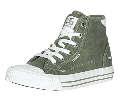 Preisvergleich Produktbild MUSTANG Damen 1420-504-72 Sneaker, Gruen / grau, 41 EU