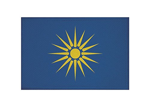 Patch Ecusson Drapeau Ile De Crete Grece Imprime Thermocollant Rond