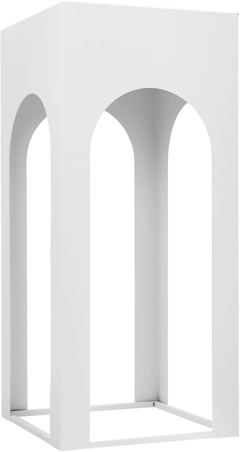 3PCS Square Pedestal Stands, Large Cake Pedestal Stand,Flower Display Rack, Dessert Table Cube Display Pillars, Cylinder Stand Covers for Birthdays, Parties, Weddings