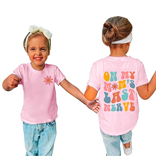 Generic Toddler Girls Shirts Short Sleeve Blouses Summer Crew Neck Tees Soft Blouse T-Shirt3