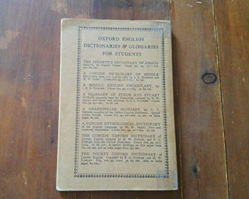 A Middle English Reader and a Middle English Vocabulary