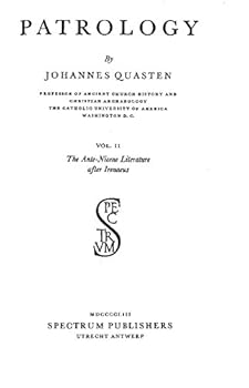 Hardcover Patrology, Vol. II The Ante-Nicene Literature after Irenaeus Book