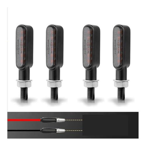 Clignotants LED pour moto feu 12V ambré visible brouillard - 3