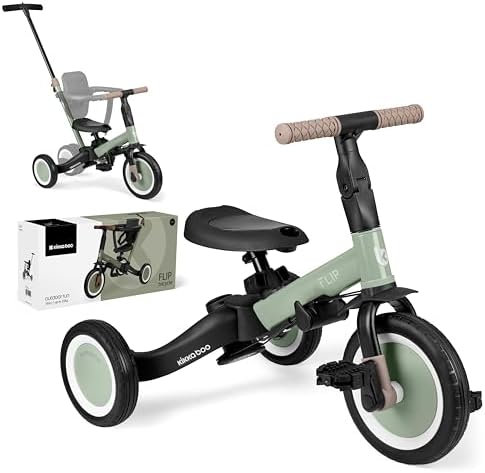 KikkaBoo FLIP, 5-in-1 Baby Evolutionary Tricycle, Bike with or wi...