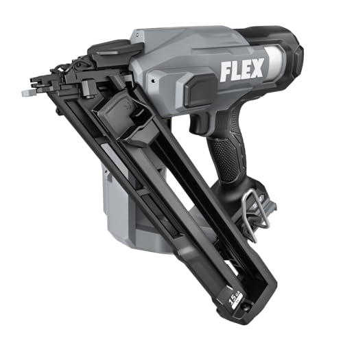 Image of FLEX 24V Brushless Cordless 15 Gauge 1-1 /4-inch to 2-1 /2-inch Angled Finish Nailer Tool Only - FX4311B-Z