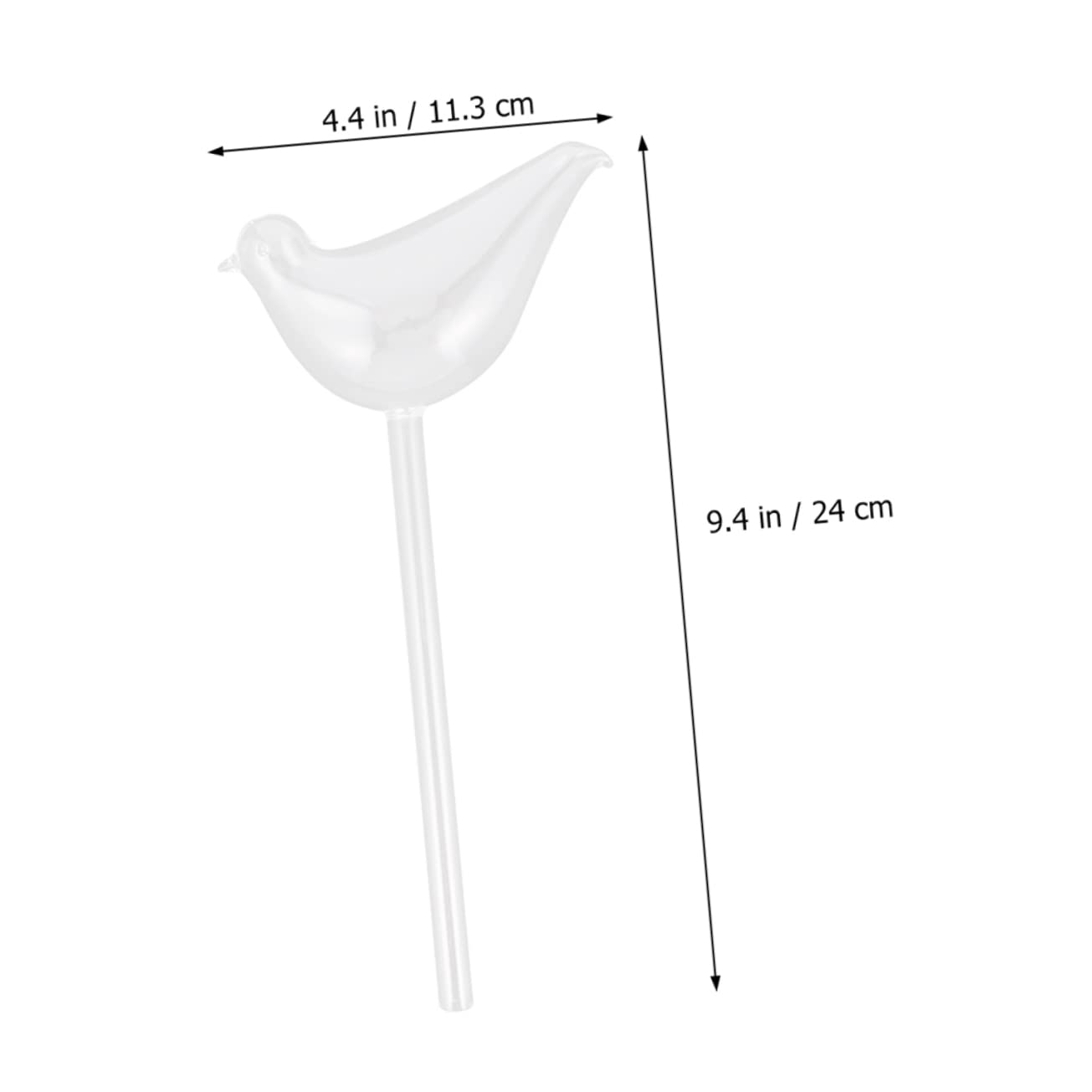 Toddmomy Globes à Arrosage Automatique Facile à Utiliser Lot de 4 en Verre Borosilicaté, Arrosage Automatique pour Plantes D’Extérieur