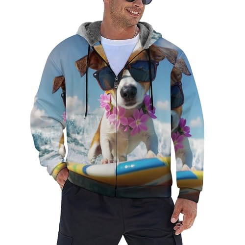 Sweat à capuche zippé homme pull hiver en polaire chaude veste fermeture éclair