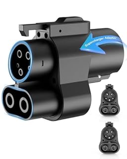 Tesla Supercharger Adapter, NACS to CCS Adapter, Max 250KW Supercharger Adapter Charging Adapter for Tesla V1/V2/V3/V4 DC Fast Charging Stations, Fit for Ford/GM/Volvo/Mercedes-Benz and Rivian