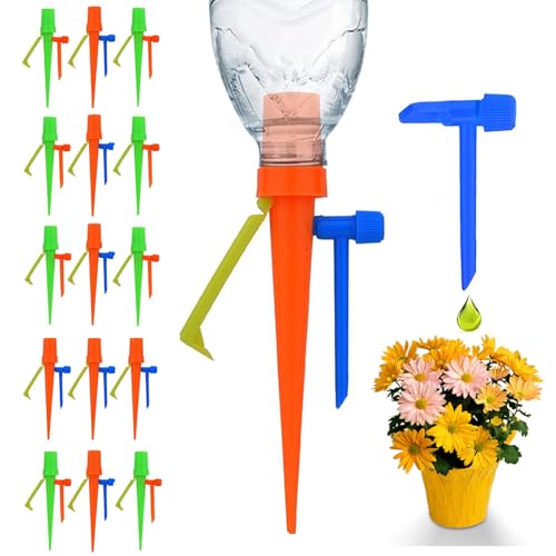 New Upgrade Plant Self Watering Spikes Devices, Plant Drip Irrigation System with Slow Release...