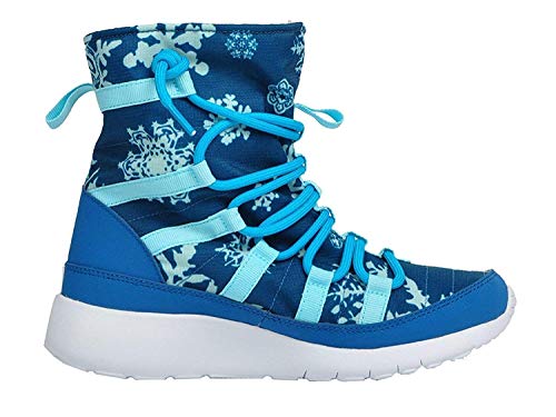 NIKE Girl Roshe One Hi Print (GS) Blue Shearing Boots