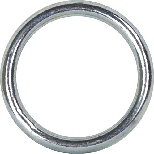 4 Stück Ring 40 x 8mm Stahl verzinkt Metallring Rundring Eisenring Stahlring 4cm Cover