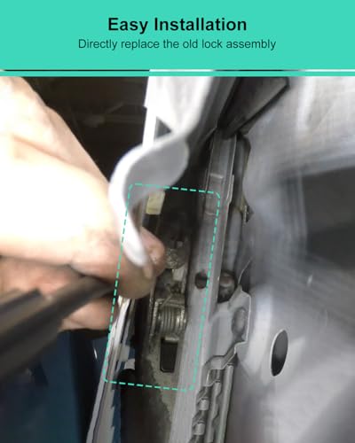 Image of Door Lock Latch Assy Fit for Volvo Trucks LH VN VNl VT 1993-2012 FH12 1993-2005 FH16 1993-2006 FM9 2001-2005 FM12 1998-2005 F FL 6 FE, Replace 8143652 3175723 21505893 20588325, Driver Side