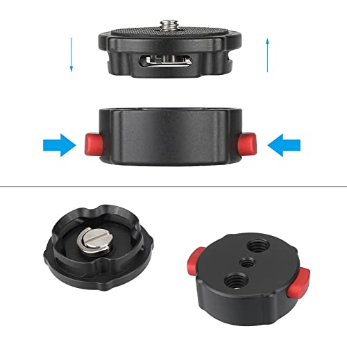 Tête de trépied à dégagement rapide CAMVATE vis 1/4"-20 - 2