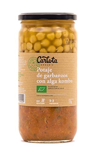 POTAJE DE GARBANZOS con alga kombu 720g. ECO SG Cover