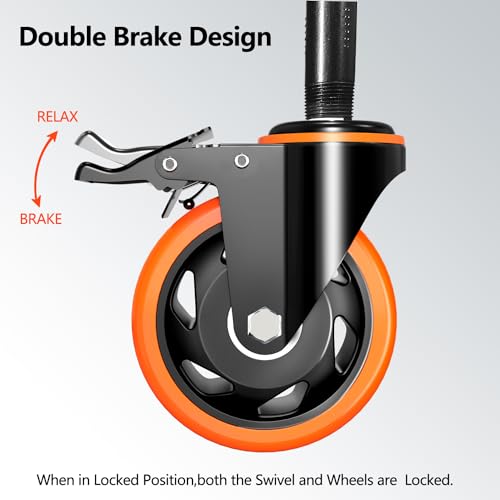 Tayloon A04 4 Inch Stem Caster Wheels 2000Lbs thumb #3
