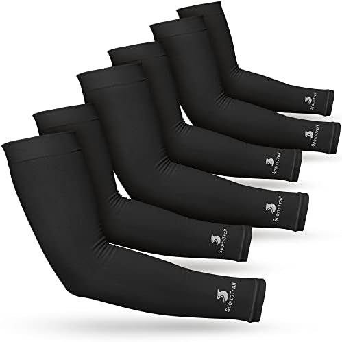 SportsTrail Cooling Arm Sleeves for Men & Women – Breathable, Moisture-Wicking Arm Sleeves for Women, Men & Kids