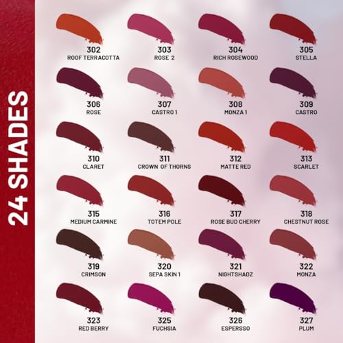 Image of Seven Seas 2in1 Non-Transfer | Smooth Texture | Hydrating | Long Lasting | Water-Proof | Full-Coverage Mad Duo Liquid Lipstick & Lipstick (Rose, 4ml,3g)