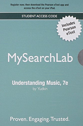 Understanding Music, Books a la Carte Plus MySe... 0205922503 Book Cover