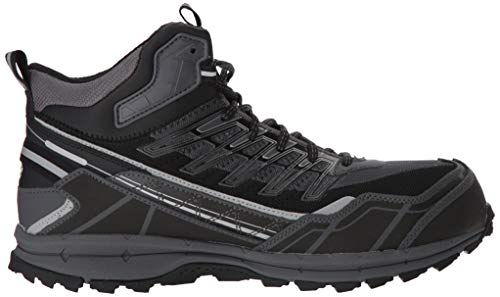 Fila Men's Hail Storm 3 Mid Composite Toe Trail Work Shoes Shoe, Castlerock/Black/Metallic Silver, 11 D Us #TOP6