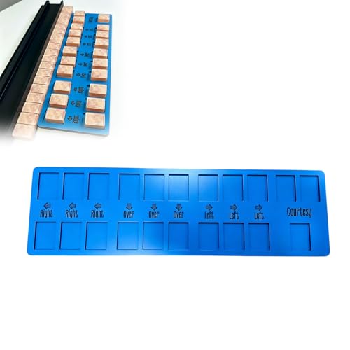 3 Player Mahjong Charleston Tool, organizador para juego miniatura 1