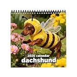 Kalender 2026, monatliches Planungs- und Organisationswerkzeug für Hunde, 12, monatlicher Wandkalender für Termine, Urlaub, Schlafzimmer, Tagungsraum, Küche, Kühlschrank