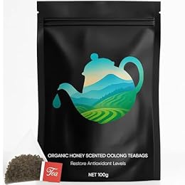 Oolong Tea Bags – Organic Whole Leaf Oolong – 20 Bags (5g Each) – Natural Relaxing Tea for Calm Mind & Healthy Lifestyle – Premium Organic Oolong Tea (1)