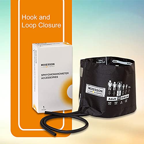 Mckesson Lumeon Nylon Blood Pressure Cuff And Bladder, Black, Adult Medium, 23 Cm To 40 Cm, 1 Count #TOP4