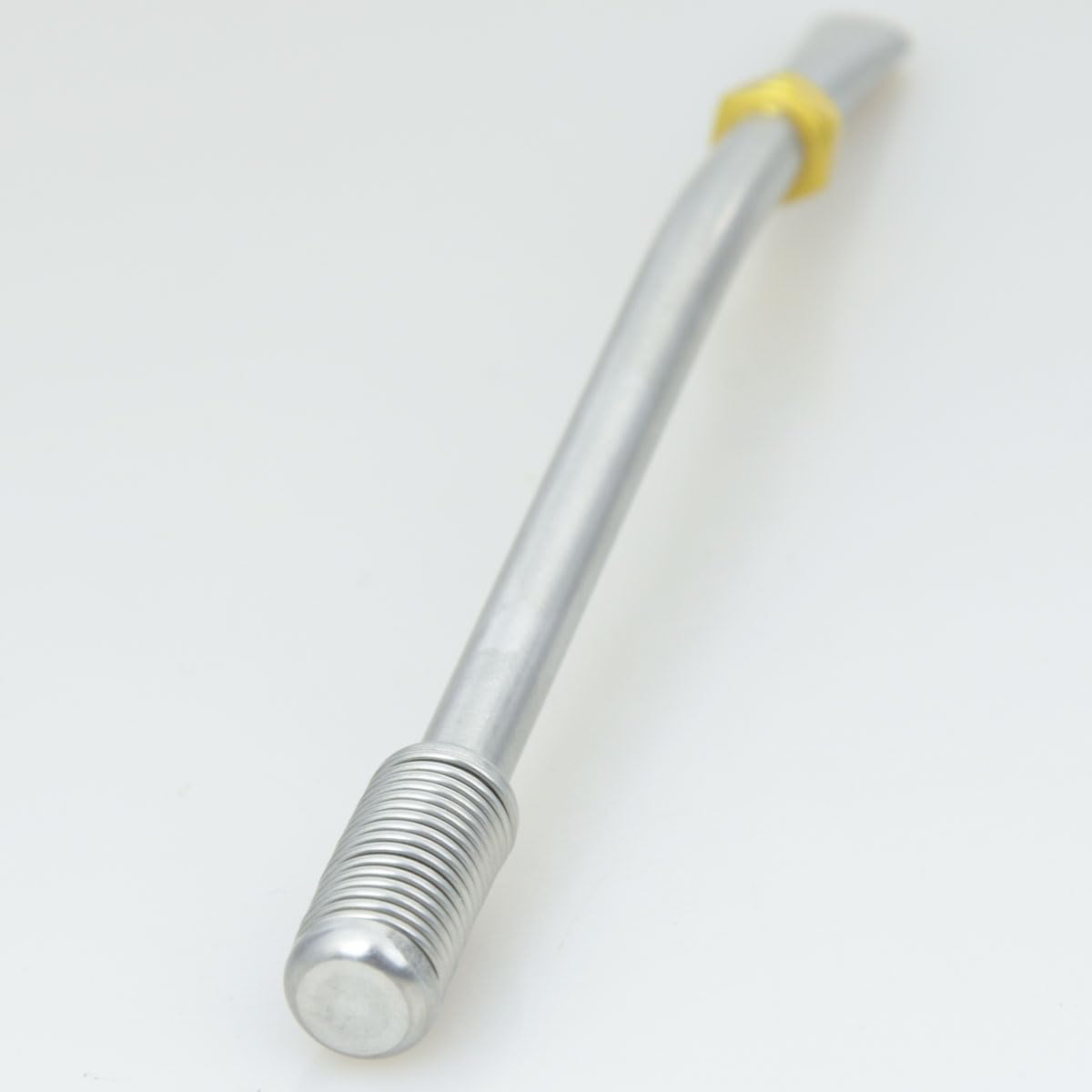 Bombilla Sierra in acciaio inox con finiture in bronzo color argento 16,5 cm, filtro per la pulizia rimovibile, Mate Tee Bombilla, Yerba Mate Tee, Mate Tee, Cuchara Mate