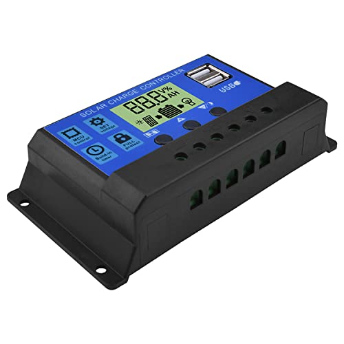 DiyStudio 10Aソーラーコントローラー 12V/24V LCDチャージ