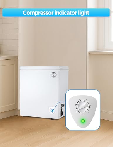 Image of Commercial Cool 2.8 Cu. Ft. Compact Chest Freezer, CCFW28, White