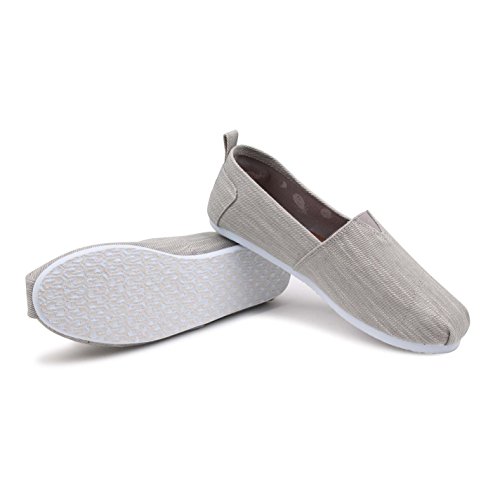 Buy SoulCal Mens Long Beach Canvas Slip Ons Grey Denim 7.5 at Amazon.in