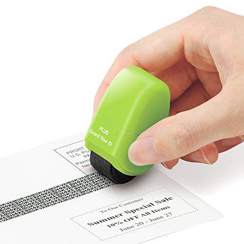 Guard Your Id Roller Identity Security Stamp Roller (Green) Is-520Cm #TOP2