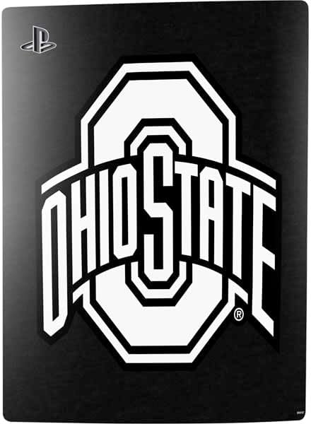 Skinit Decal Gaming Skin Compatible with PS5 Console - Officially Licensed Ohio State University OSU Black Design