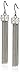 Lucky Brand Silver Tassle Earrings