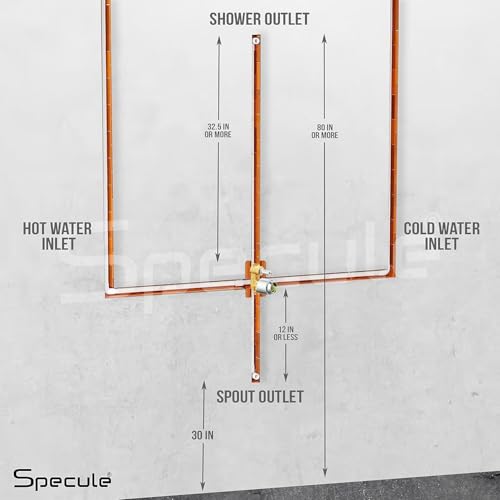 Image of Flora, Brass Concealed Body High Flow Diverter With Exposed Part Kit | Bathroom Shower System | Bathroom Mixer | Chrome Finish