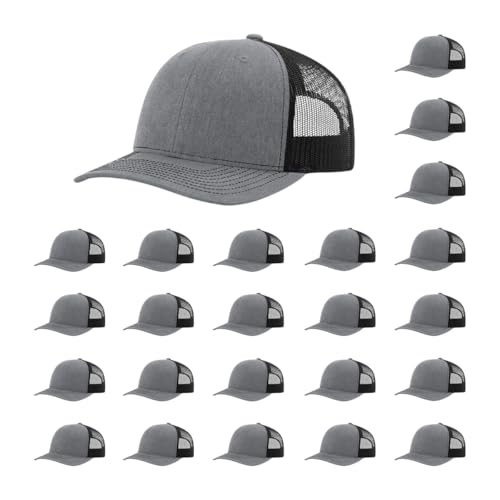 Richardson 112 Classic Six-Panel Adjustable Snapback Trucker Cap | Bulk Packs Available