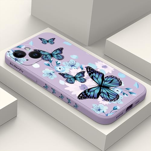 Coque iPhone 15 antichoc et anti-rayures protection microfibre violette