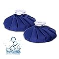 Ice Pack, Ice Bags for Injuries Reusable 2Packs, 11" Ice Bags Hot Water Bag for Hot & Cold Therapy and Pain Relief, No-Leak Elastic Breathable Ice Bag, Size 11", Blue