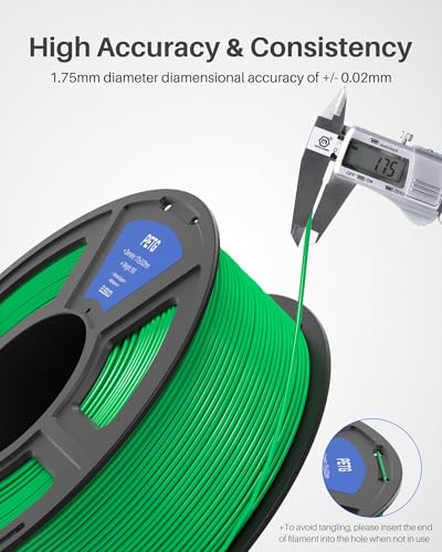 Elegoo CA-EL-3D-PEB01 Petg Filament 1.75Mm Black 1Kg thumb #3