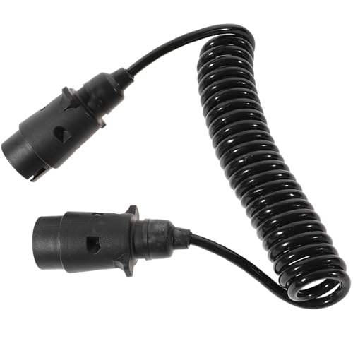 Câble électrique remorque noir avec faisceau portable et adaptateur camion