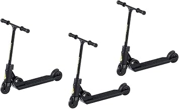 3pcs Finger Scooter - 2-Wheeled Scooter - Foldable Finger Scooter BMX with Brake | Finger Board Accessories for Teen | Educational Finger s | Non-Slip Fun Finger Skateboards