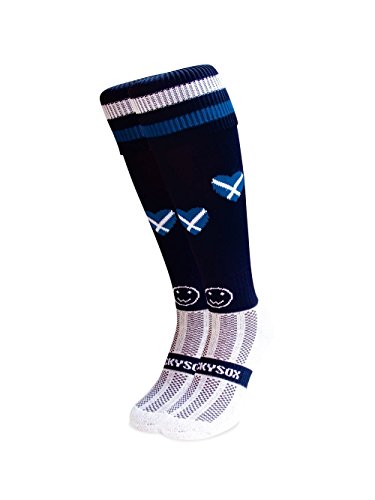 Wacky Sox Coeurs d’Ecosse chaussettes de sport Adult Shoe Size 7-11