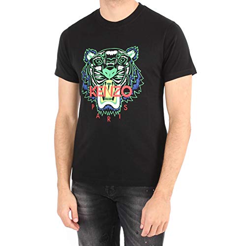 Kenzo Tiger Face T-Shirt White Extra Extra Large Black