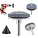 IRONHIT Lawn Mower Blade Sharpener, Upgraded Blade Assist Lawn Mower Blade Sharpener Tool Kit, Sharpener for Drill with Blade Balancer, Blade Sharpeners for Any Power Hand Drills