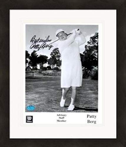 Sports Memorabilia Autograph Warehouse 408862 8 x 10 in. Patty Berg Autographed - 67 Matted & Framed Photo