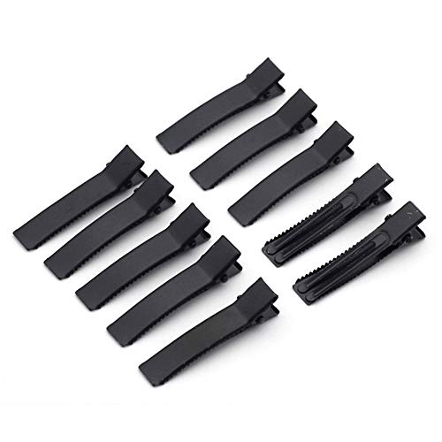 120 Pcs 1-3/4 Inch(45 Mm) Black Alligator Hair Clips Metal Clips Flat Top With Teeth For Arts & Crafts Projects, Dry Hanging Clothing, Office Paper Document Organization, Hair Care #TOP4