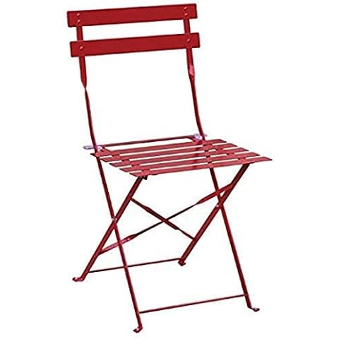 Sillas plegables Bolero gh555 estilo acero, rojo Cover