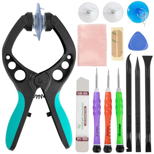 Jesustree 13 en 1 Kit Herramienta movil Destornillador Reparación Apertura de Pantalla LCD Desmontar reparación para Movil Tablet Laptop Multimedia