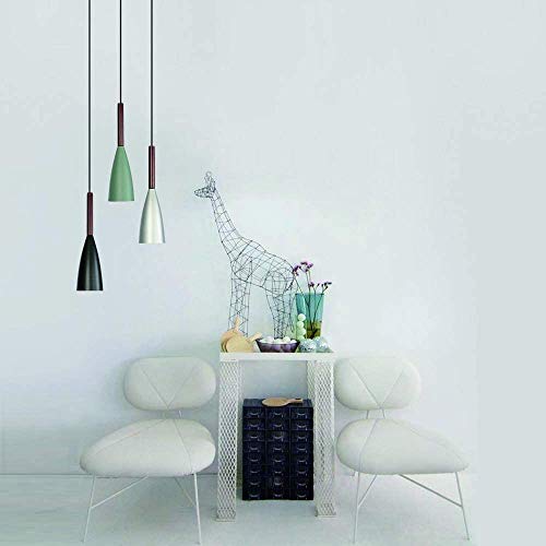 Lámpara de techo verde con suspensión creativa E27 LED 4