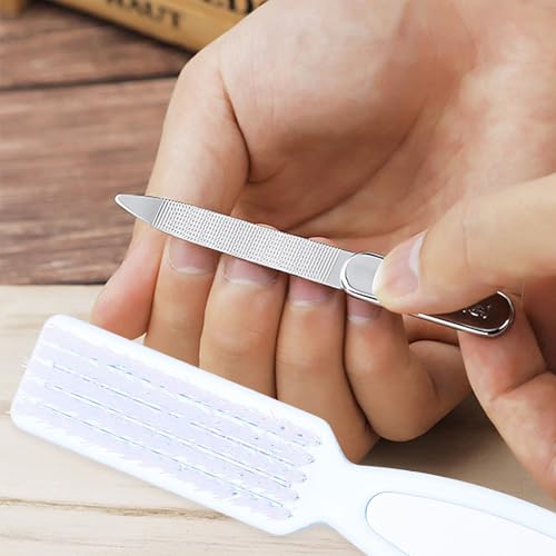Cepillos de limpieza para uñas de pp Operitacx: kit portátil de 15 piezas 5